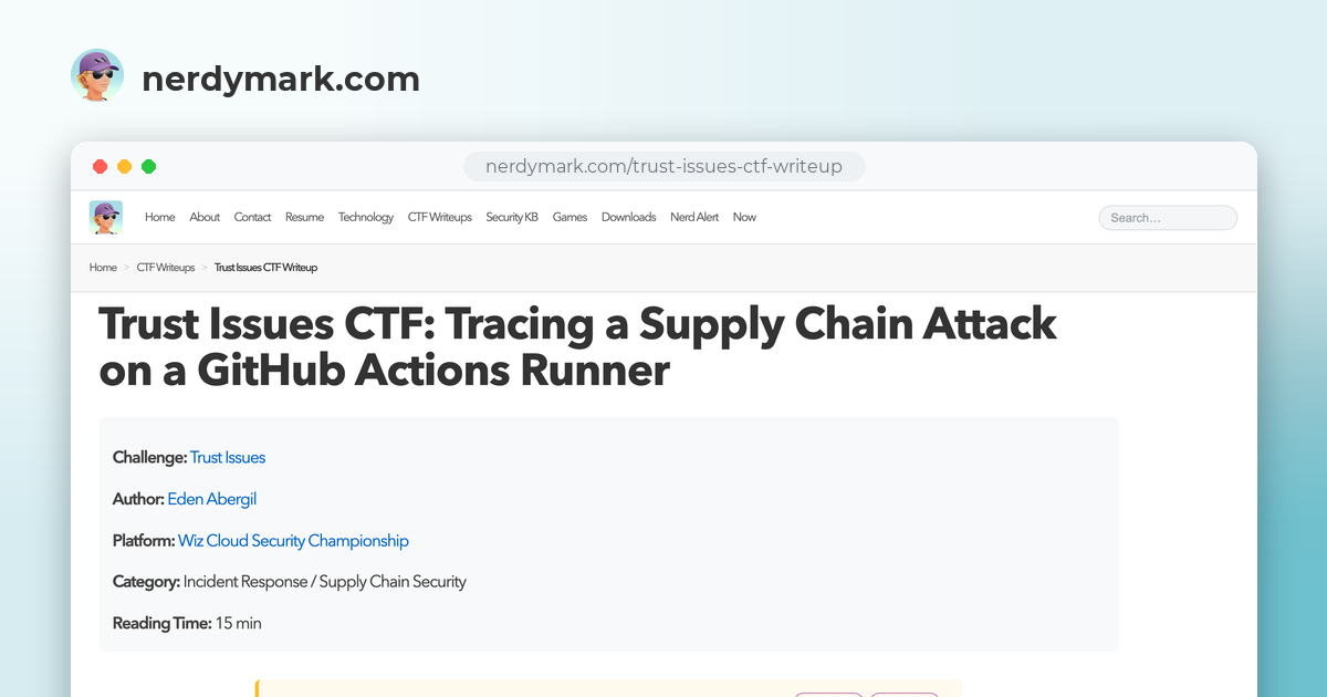 Trust Issues CTF Writeup - nerdymark.com