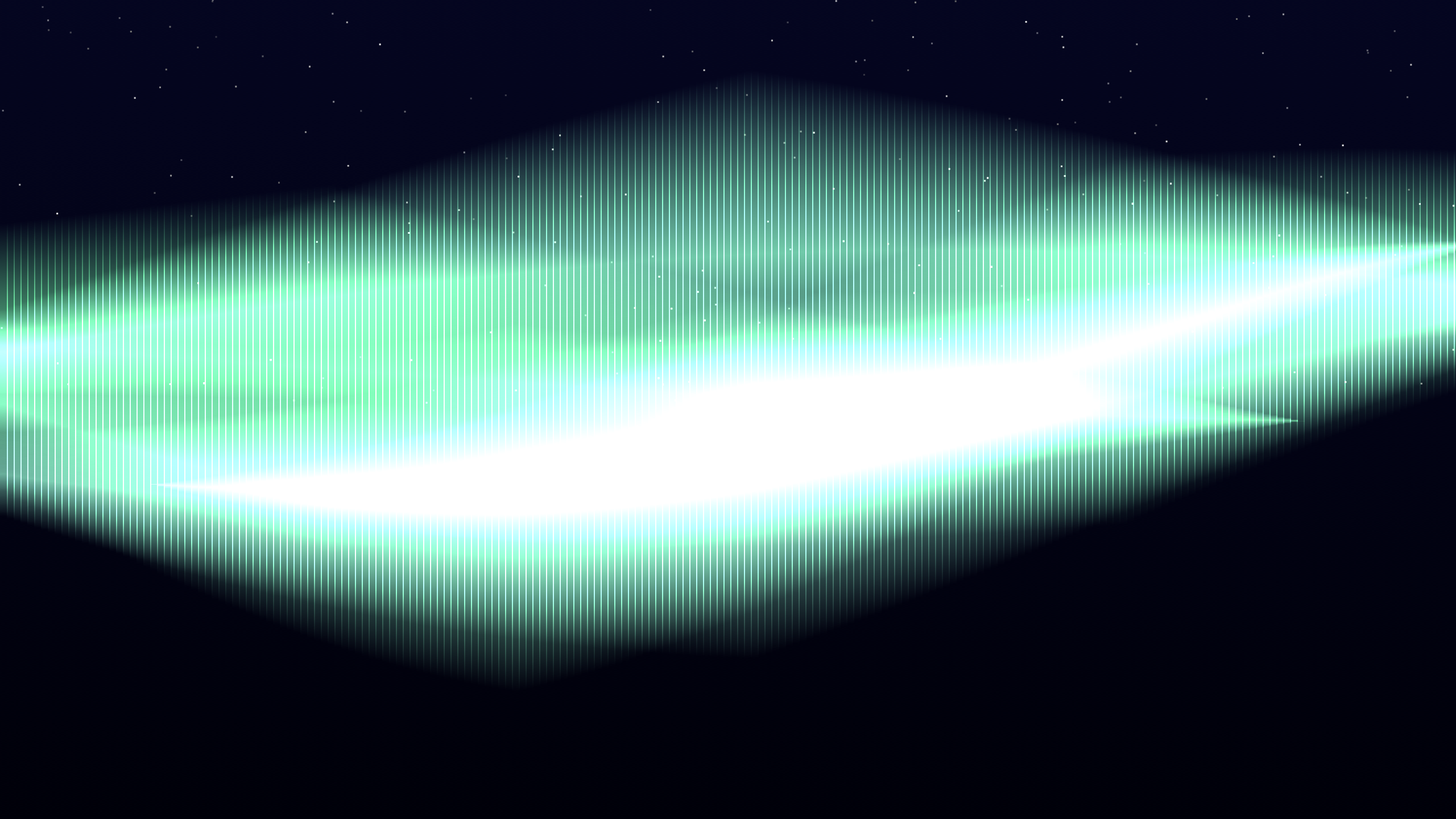 Aurora Borealis screensaver scene