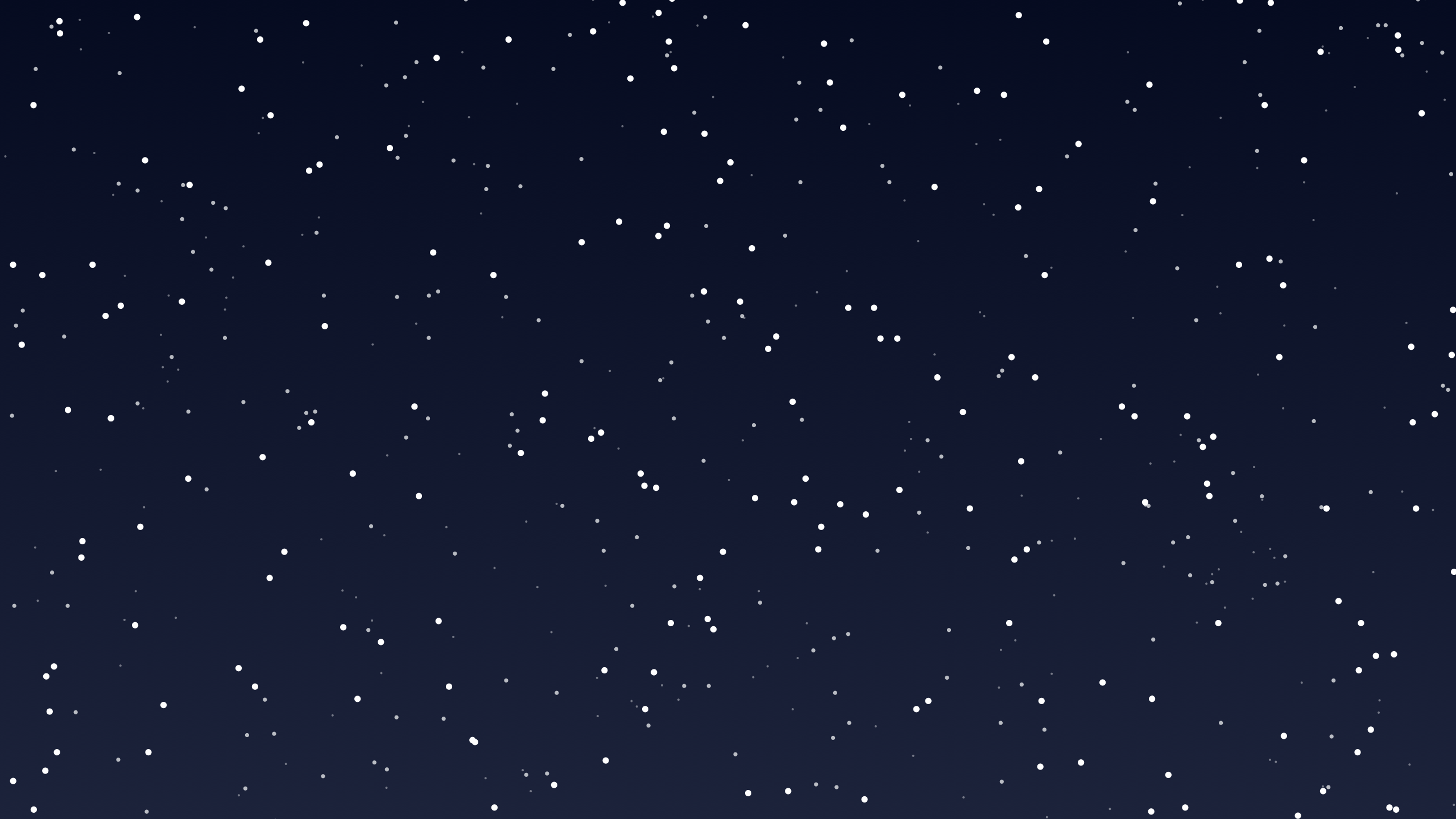 Blizzard screensaver scene