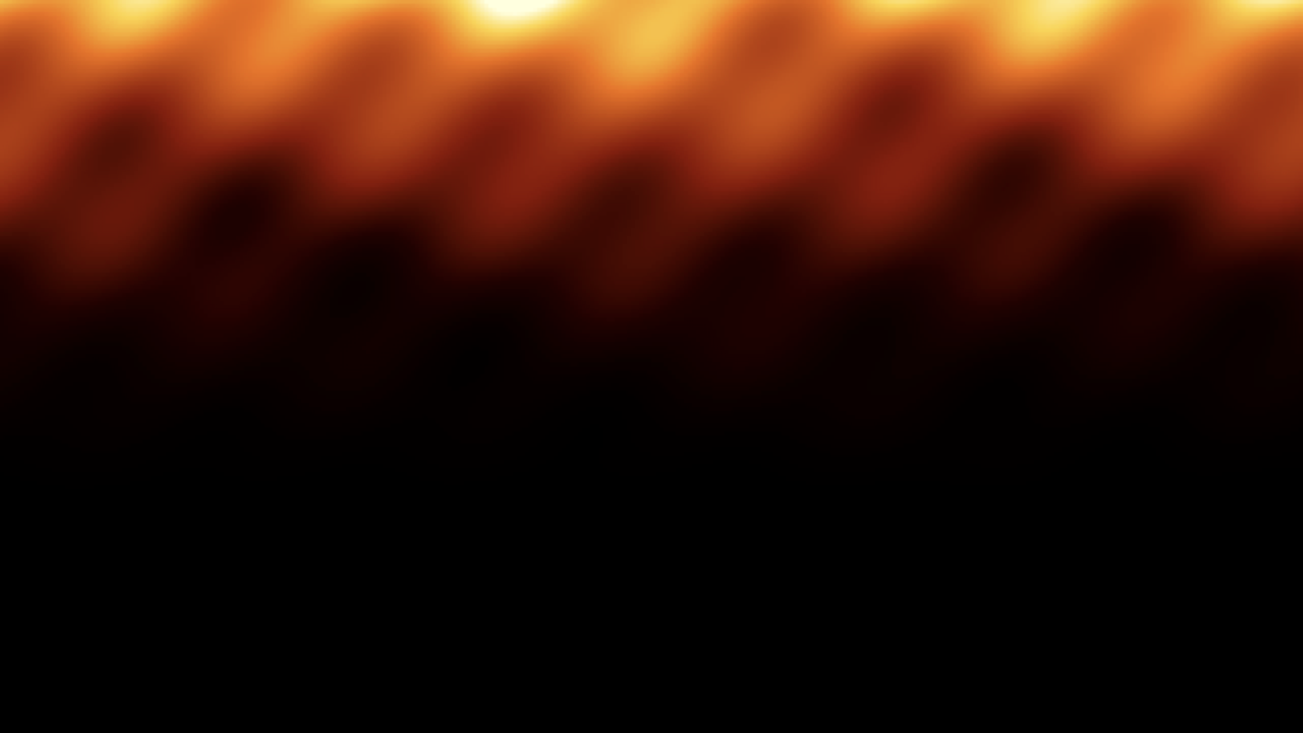 Fire screensaver scene