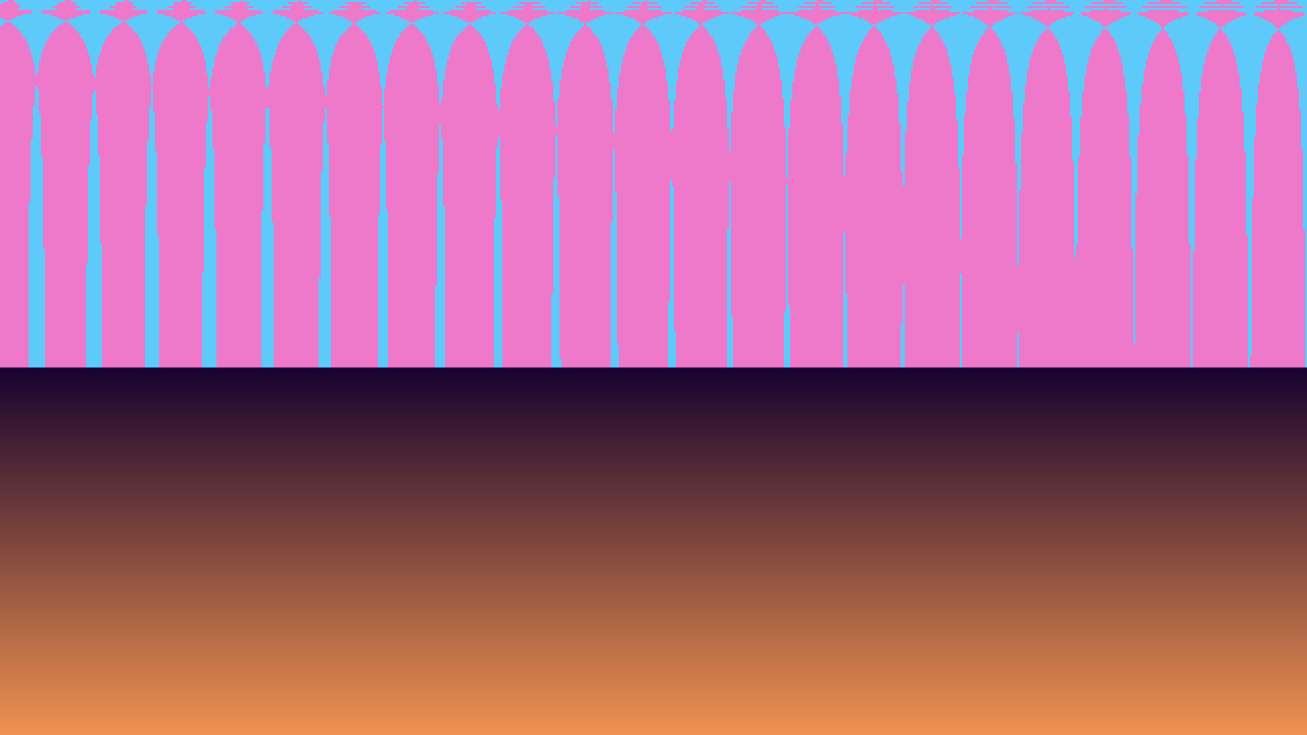 Mode7 screensaver scene