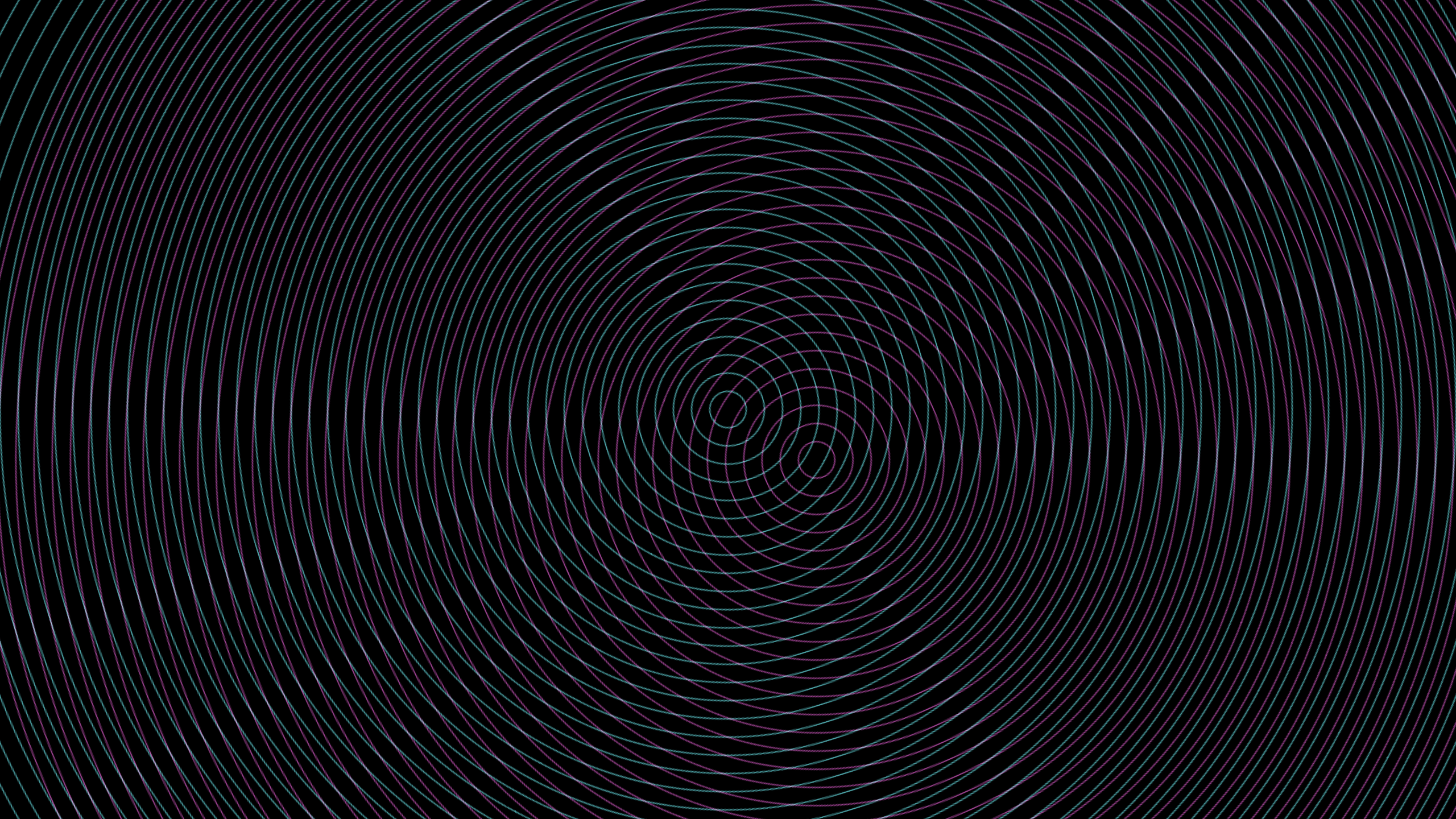 Moire screensaver scene