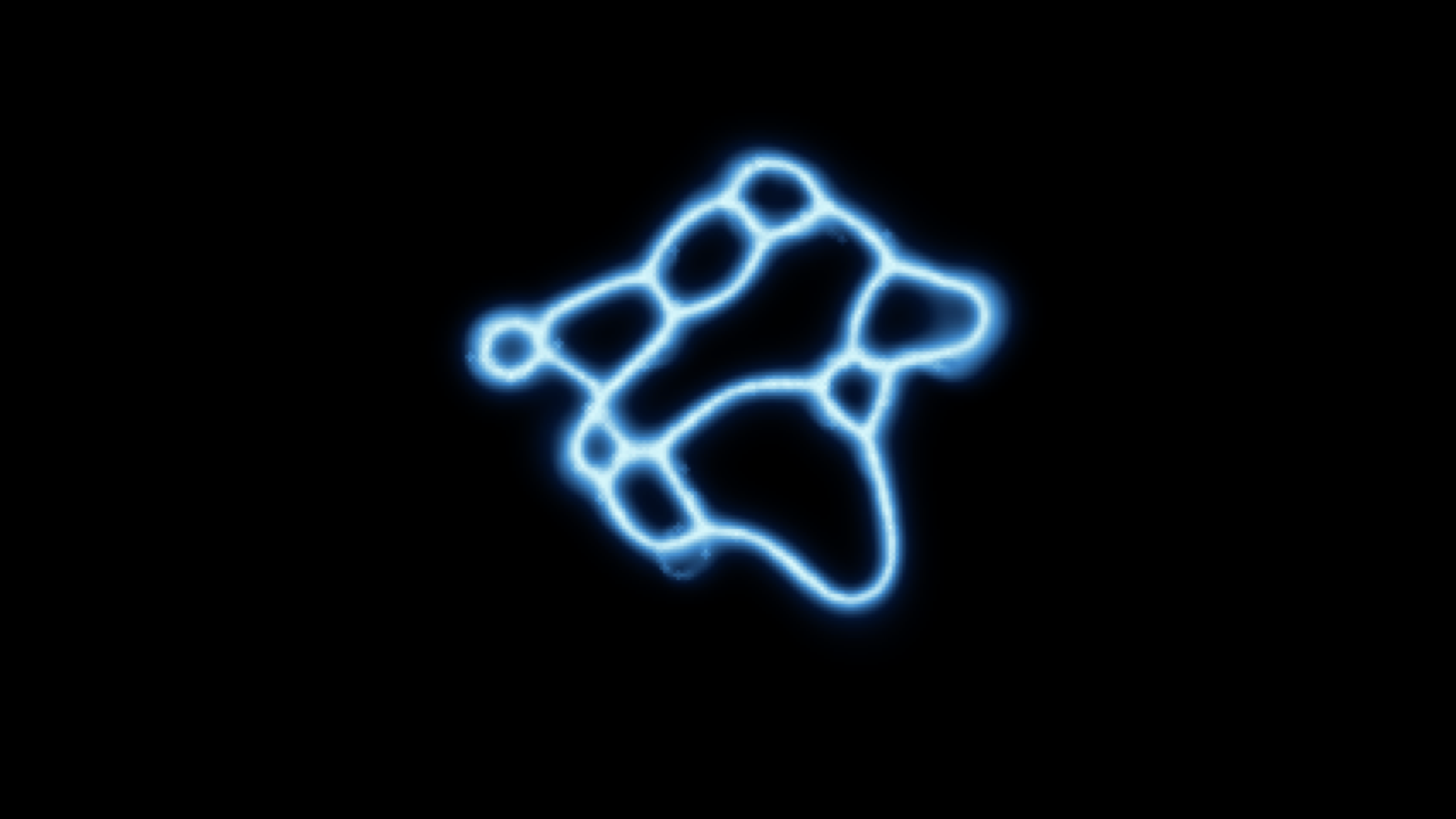 Slime Mold screensaver scene