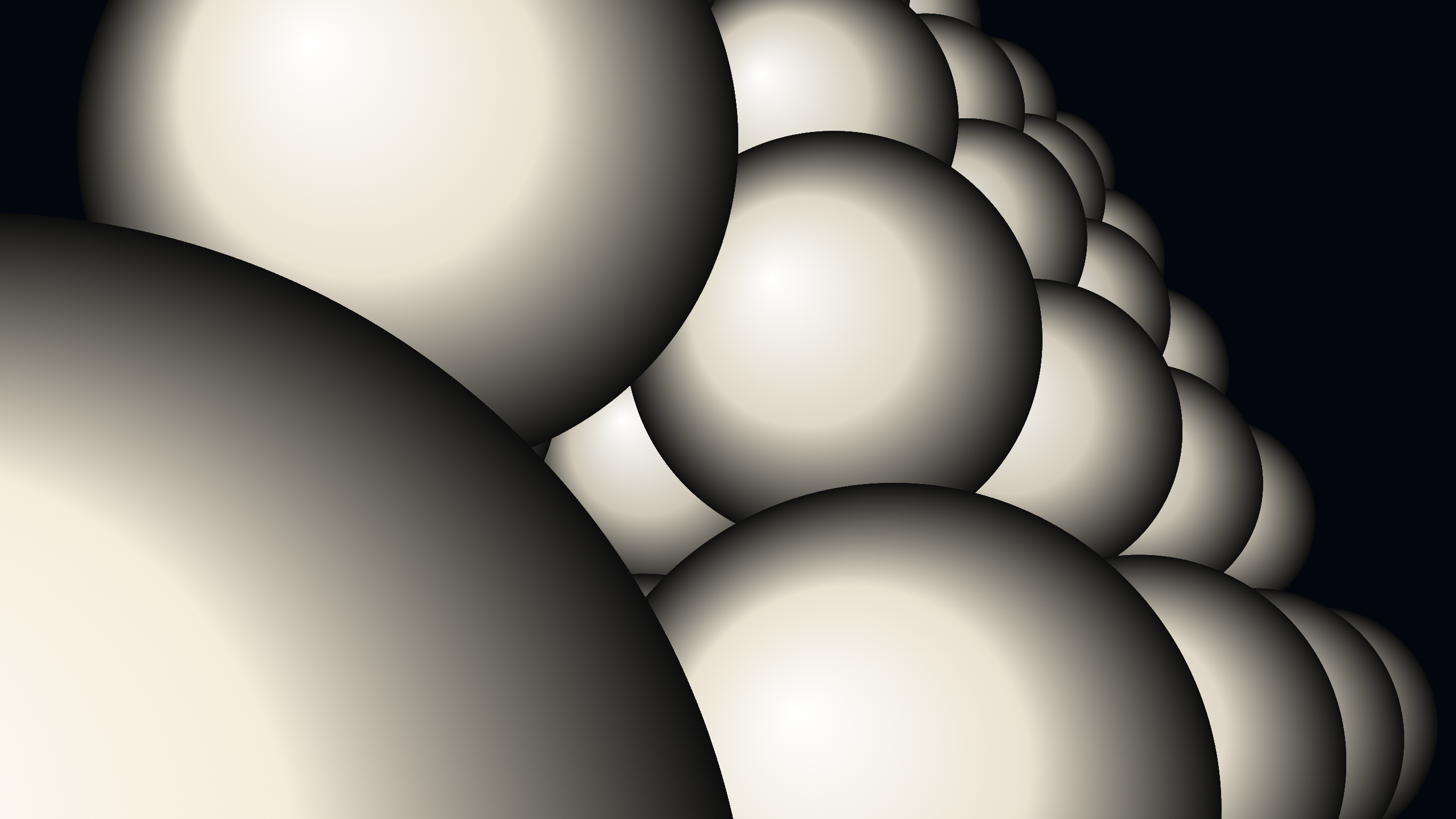 Vector Balls screensaver scene