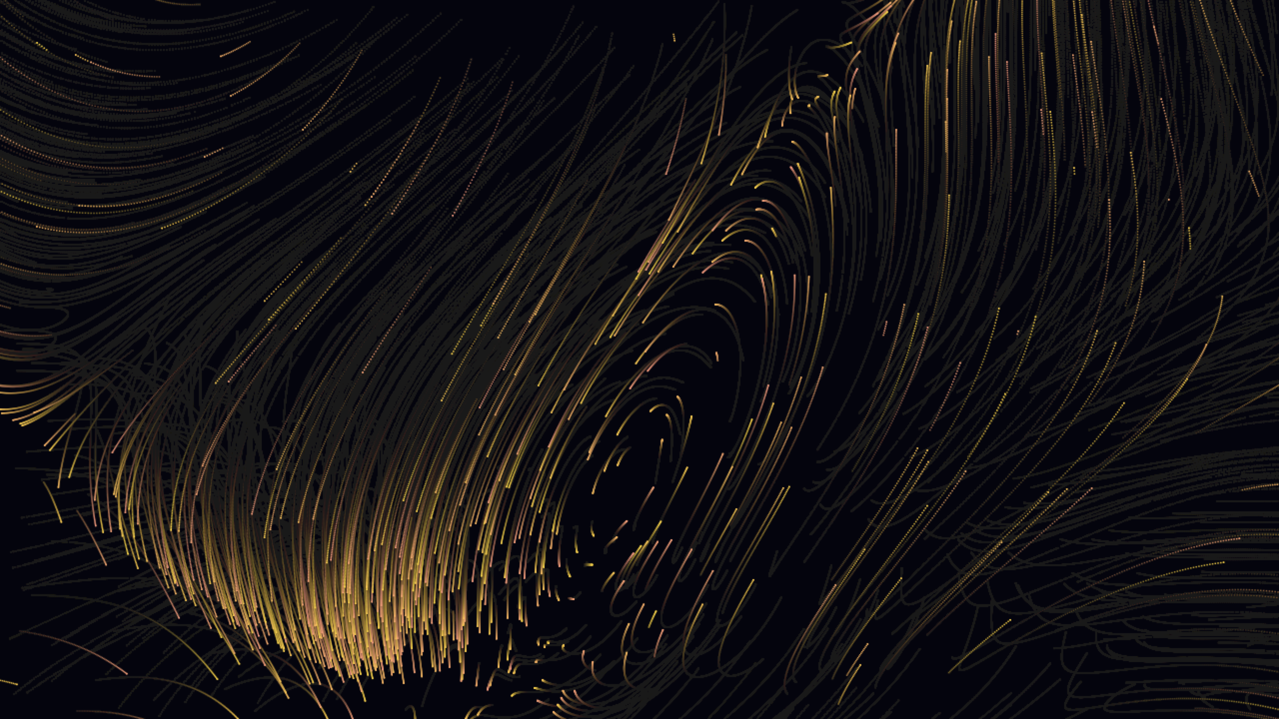 Vector Field screensaver scene